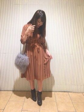 ほなっちょ🐷さん（レディース・162cm）の秋コーディネート