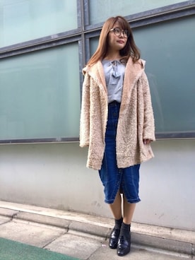 「dictionary（ディクショナリー）のアイテム」を使った、RiNcさん（レディース・160cm）の春コーディネート