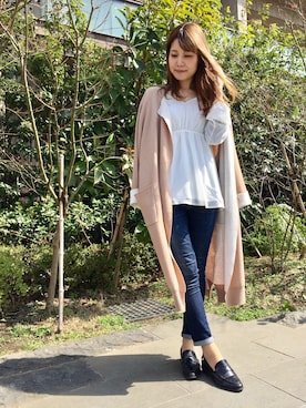 RiNcさん（レディース・161cm）の春コーディネート