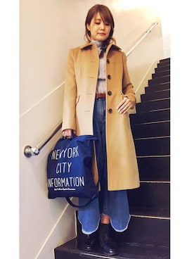 「snidel」｜「アイテム（ジャケット/アウター）」を使った、RiNcさん（レディース・161cm）の春コーディネート