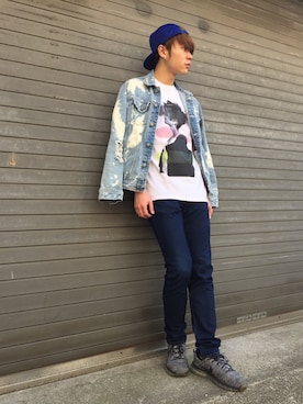 「ZARA MANのアイテム」を使った、RiNcさん（メンズ・180cm）の春コーディネート