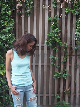 「フラット」｜RiNcさん（レディース・163cm）の春コーディネート