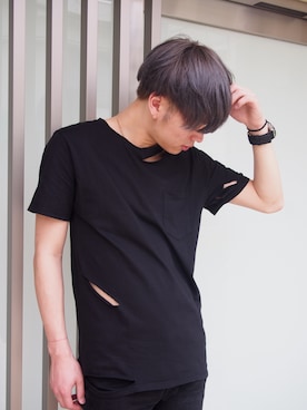 「カッティング」｜RiNcさん（メンズ・180cm）の夏コーディネート