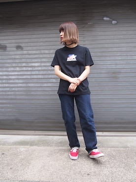 「STARTER BLACK LABEL（スターターブラックレーベル）のアイテム（トップス）」を使った、RiNcさん（レディース・165cm）の夏コーディネート