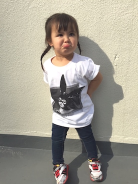 「アイテム（トップス）」を使った、RiNcさん（レディース・100cm）の夏コーディネート