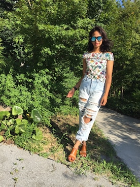 「dictionary（ディクショナリー）のアイテム」を使った、RiNcさん（レディース・164cm）の夏コーディネート