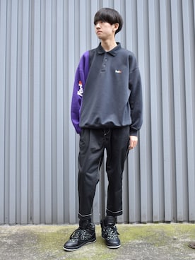 「AIRWALK（エアウォーク）のアイテム」を使った、RiNcさん（メンズ・170cm）の秋コーディネート