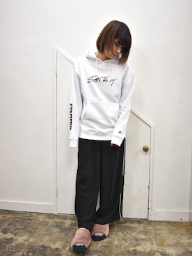 「STARTER BLACK LABEL（スターターブラックレーベル）のアイテム（トップス）」を使った、RiNcさん（レディース・165cm）の秋コーディネート