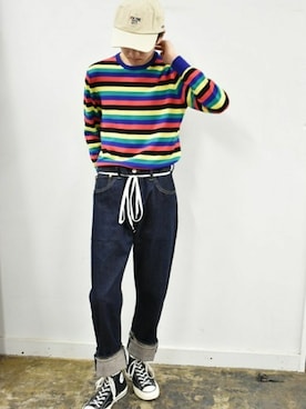 「RiNc (リンク)のアイテム」を使った、RiNcさん(メンズ・175cm)の冬コーディネート