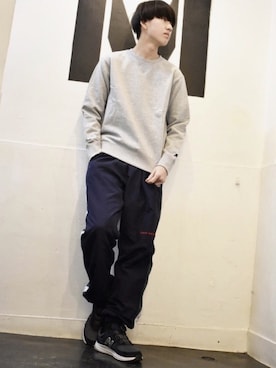 「STARTER BLACK LABEL（スターターブラックレーベル）のアイテム（トップス）」を使った、RiNcさん（メンズ・170cm）の冬コーディネート