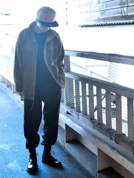 「RiNc (リンク)のアイテム」を使った、RiNcさん(メンズ・170cm)の春コーディネート