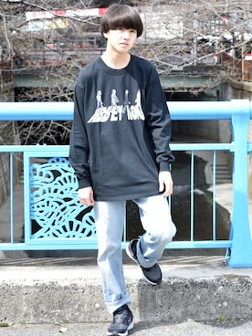 RiNcさん（メンズ・175cm）の春コーディネート