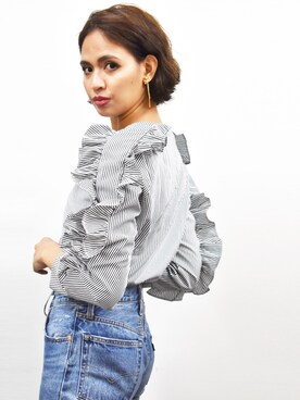 「dictionary（ディクショナリー）のアイテム」を使った、RiNcさん（レディース・163cm）の春コーディネート