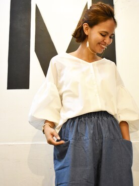 「dictionary（ディクショナリー）のアイテム」を使った、RiNcさん（レディース・163cm）の夏コーディネート