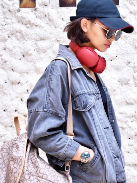 「dictionary（ディクショナリー）のアイテム」を使った、RiNcさん（レディース・163cm）の夏コーディネート