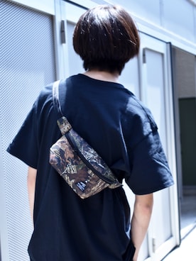 「アイテム（ボディバッグ/ウエストポーチ、その他）」を使った、RiNcさん（メンズ・170cm）の夏コーディネート