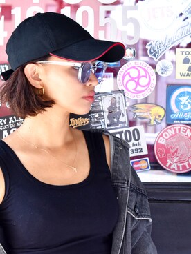 「dictionary（ディクショナリー）のアイテム」を使った、RiNcさん（レディース・163cm）の夏コーディネート