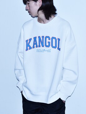 「KANGOL（カンゴール）のアイテム（スウェット）」を使った、RiNcさん（メンズ・170cm）の秋コーディネート