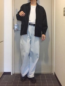 「ALLEGE（アレッジ）のアイテム（ジャケット/アウター）」を使った、Yjrさん（メンズ・173cm）の秋コーディネート