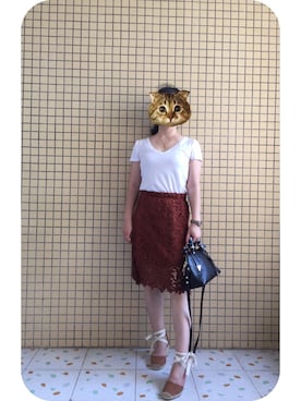 「botkier（ボトキエ）のアイテム」を使った、高楼高楼高高楼さん（レディース・160cm）の夏コーディネート