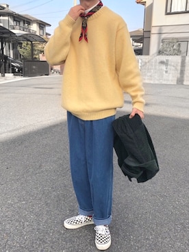「VANS AUTHENTIC」｜カズキさん（メンズ・174cm）の冬コーディネート