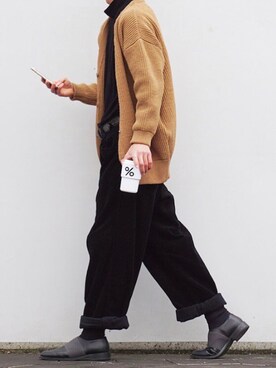 カズキさん（メンズ・174cm）の冬コーディネート