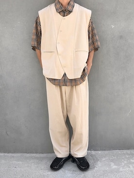 「kutirfurugi」｜カズキさん（メンズ・174cm）の夏コーディネート