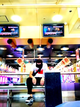 「アイテム（キャップ）」を使った、achyさん（メンズ・178cm・30代）の夏コーディネート