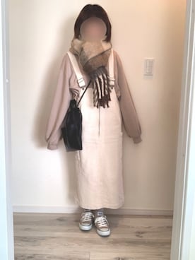 「アイテム（タイツ/ストッキング）」を使った、ゆう( ¨̮ )さん（レディース・153cm）の冬コーディネート