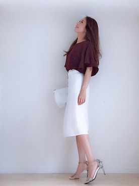 宮田 綾子さん（レディース・165cm）の夏コーディネート