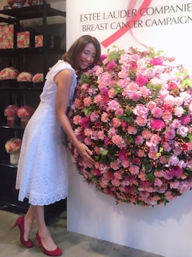「ピンクリボン」｜宮田 綾子さん（レディース・165cm）の秋コーディネート