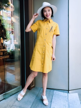 Hana Chuさん（レディース・168cm）の春コーディネート