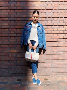 Hana Chuさん（レディース・168cm）の冬コーディネート