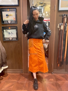 Hana Chuさん（レディース・168cm）の秋コーディネート