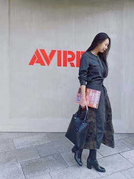 Hana Chuさん（レディース・168cm）の春コーディネート