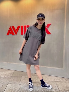 Hana Chuさん（レディース・168cm）の春コーディネート