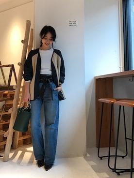 「TODAYFUL（トゥデイフル）のアイテム（モッズコート）」を使った、RISA ...さん（レディース・160cm）の冬コーディネート
