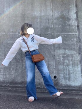 「ジーンズコーデ」｜「アイテム（その他）」を使った、99aynさん（レディース・150cm）の秋コーディネート