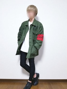 「黒パンツ」｜たっくん63さん（メンズ・163cm）の秋コーディネート