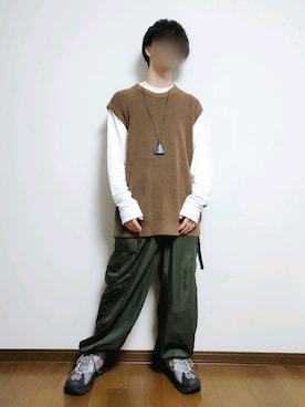 「NEW BALANCE（ニューバランス）の【New Balance】ML703トレイルランニング/888375（スニーカー）」を使った、たっくん63さん（メンズ・163cm）の秋コーディネート