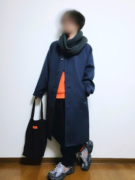 「NEW BALANCE（ニューバランス）の【New Balance】ML703トレイルランニング/888375（スニーカー）」を使った、たっくん63さん（メンズ・163cm）の冬コーディネート