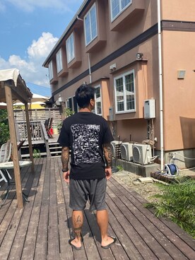 「graffiti」｜飛車角さん（メンズ・180cm）の夏コーディネート