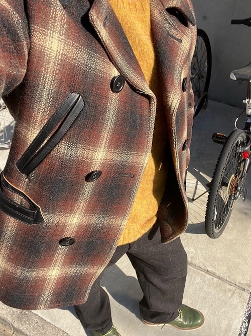 初期 テンダーロイン ピーコート 星 黒 M テンダーロイン ピーコート