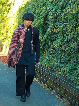 「CLASS（クラス）のアイテム（パンツ）」を使った、Tさん（メンズ・169cm）の秋コーディネート