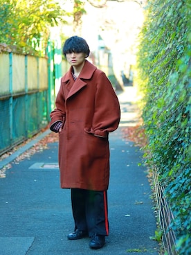 「MIHARAYASUHIRO（ミハラヤスヒロ）のアイテム（その他アウター）」を使った、Tさん（メンズ・169cm）の秋コーディネート