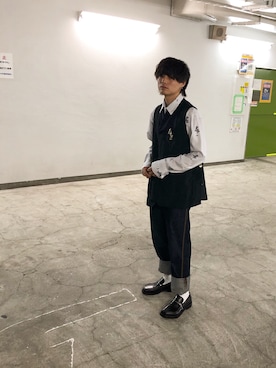 「DELADA（デラダ）のアイテム」を使った、Tさん（メンズ・170cm）の夏コーディネート