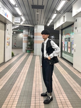 「DELADA（デラダ）のアイテム」を使った、Tさん（メンズ・169cm）の冬コーディネート