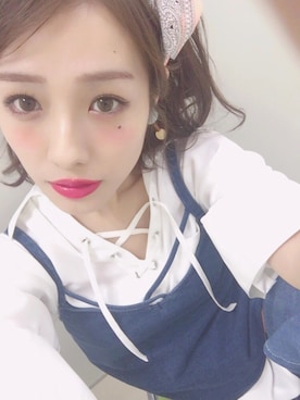 「BACKS（バックス）のアイテム」を使った、前田希美さん（レディース・158cm）の春コーディネート