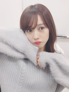 「CECIL McBEE（セシルマクビー）のアイテム」を使った、前田希美さん（レディース・158cm）の秋コーディネート