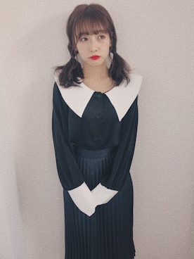 「D&B By DABAGIRL（-）のアイテム」を使った、前田希美さん（レディース・158cm）の冬コーディネート